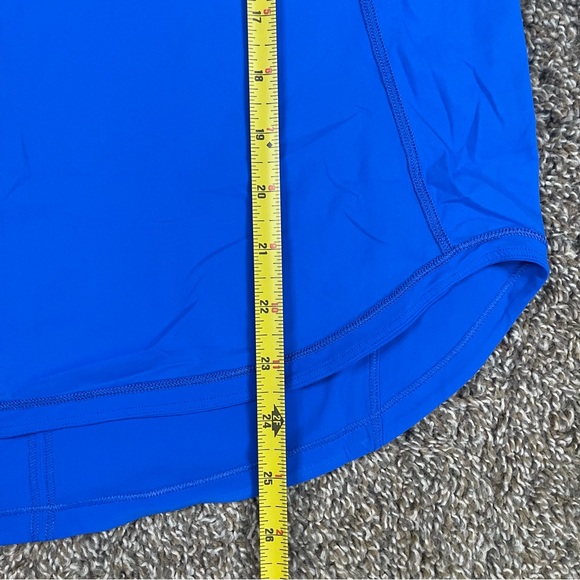 Lululemon Sculpt Tank Top Blue Women’s Size 6 Mesh Reflective Lightweight Run - Picture 5 of 5